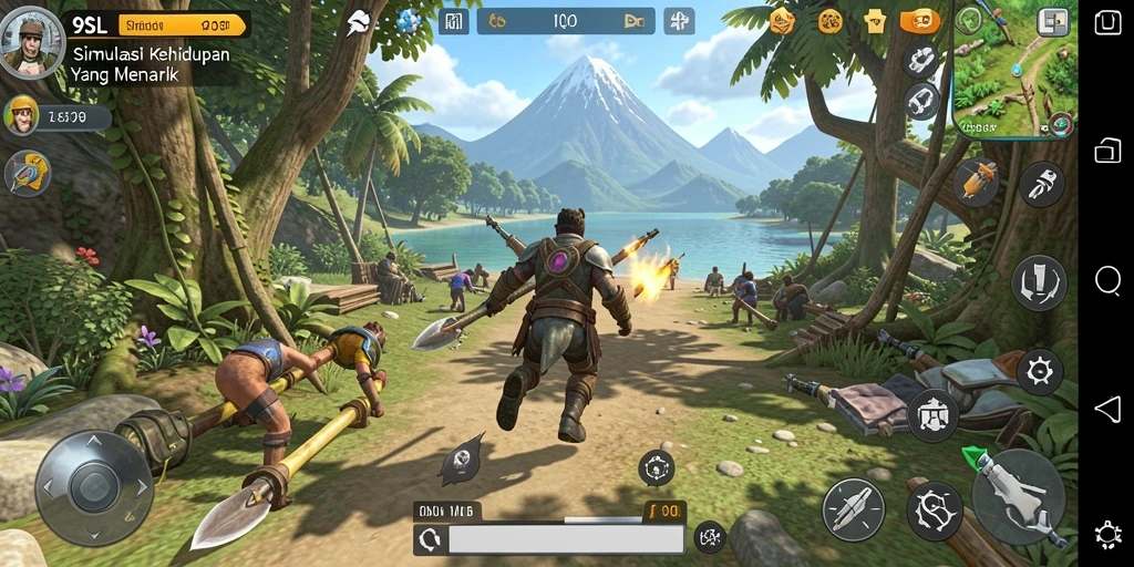 Tampilan gameplay realistis dalam 9SL yang menarik perhatian.