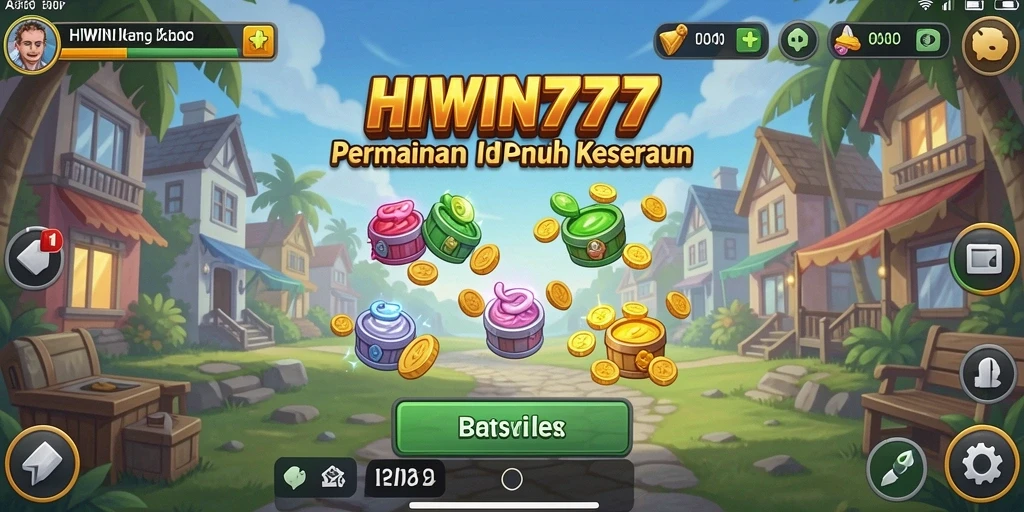 Tangkapan layar HIWIN777 menampilkan momen gameplay Idle yang mengasyikkan.