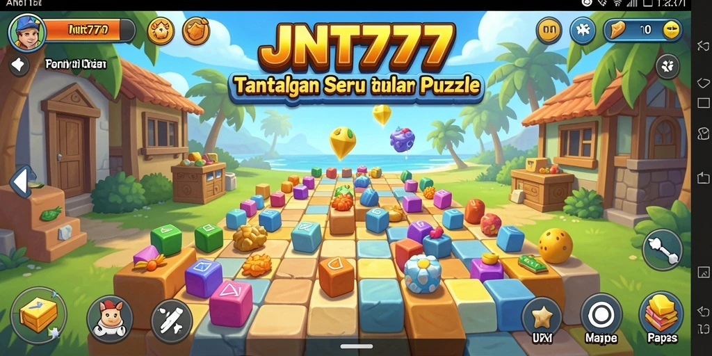 Gameplay menarik JNT777 dengan potongan gambar yang menantang.