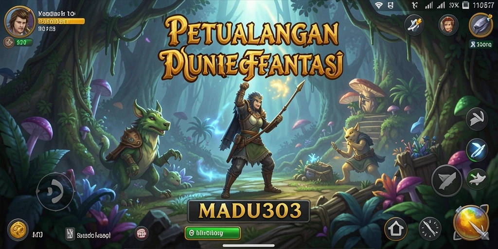 Tangkapan layar menarik dari gameplay petualangan memukau.